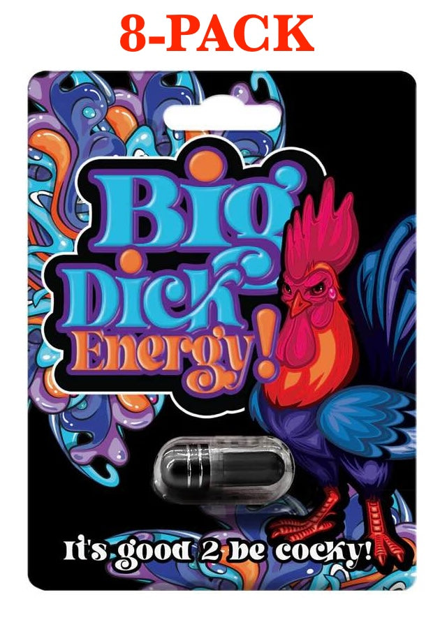 BDE BIG DICK ENERGY AROUSAL SUPPLEMENT - Made in the USA - Multi Packs