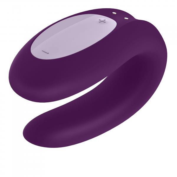 Satisfyer Double Joy Couples Vibrator - Violet - PP Shipping ;)