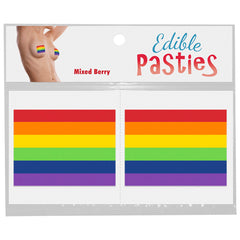 Waving Gay Rainbow Flag Pasties