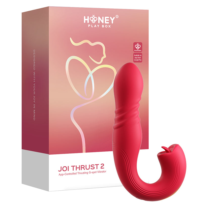 Honey Play Box JOI THRUST G-spot Vibrator & Tongue Clit Licker