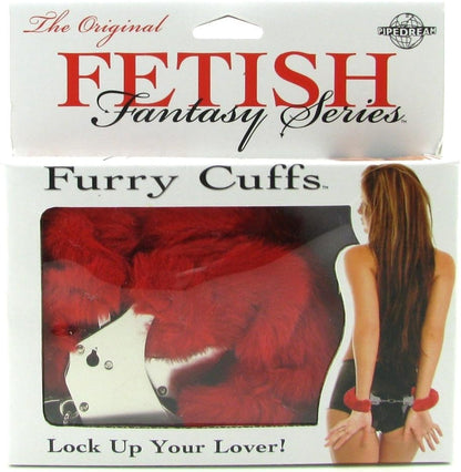 Fetish Fantasy Series Furry Handcuffs - Red