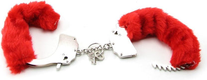 Fetish Fantasy Series Furry Handcuffs - Red