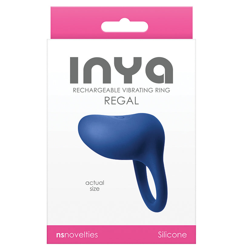 Inya Regal Vibrating Finger Ring - Blue