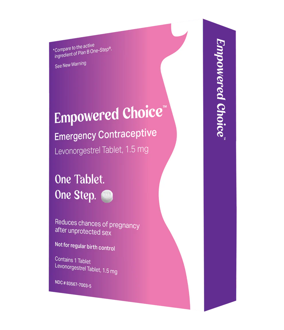 Versea Empowered Choice Emergency Contraception Single Levonorgestrel 1.5 mg tablet