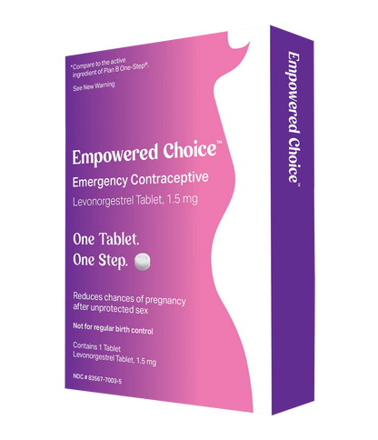 Versea Empowered Choice Emergency Contraception Single Levonorgestrel 1.5 mg tablet