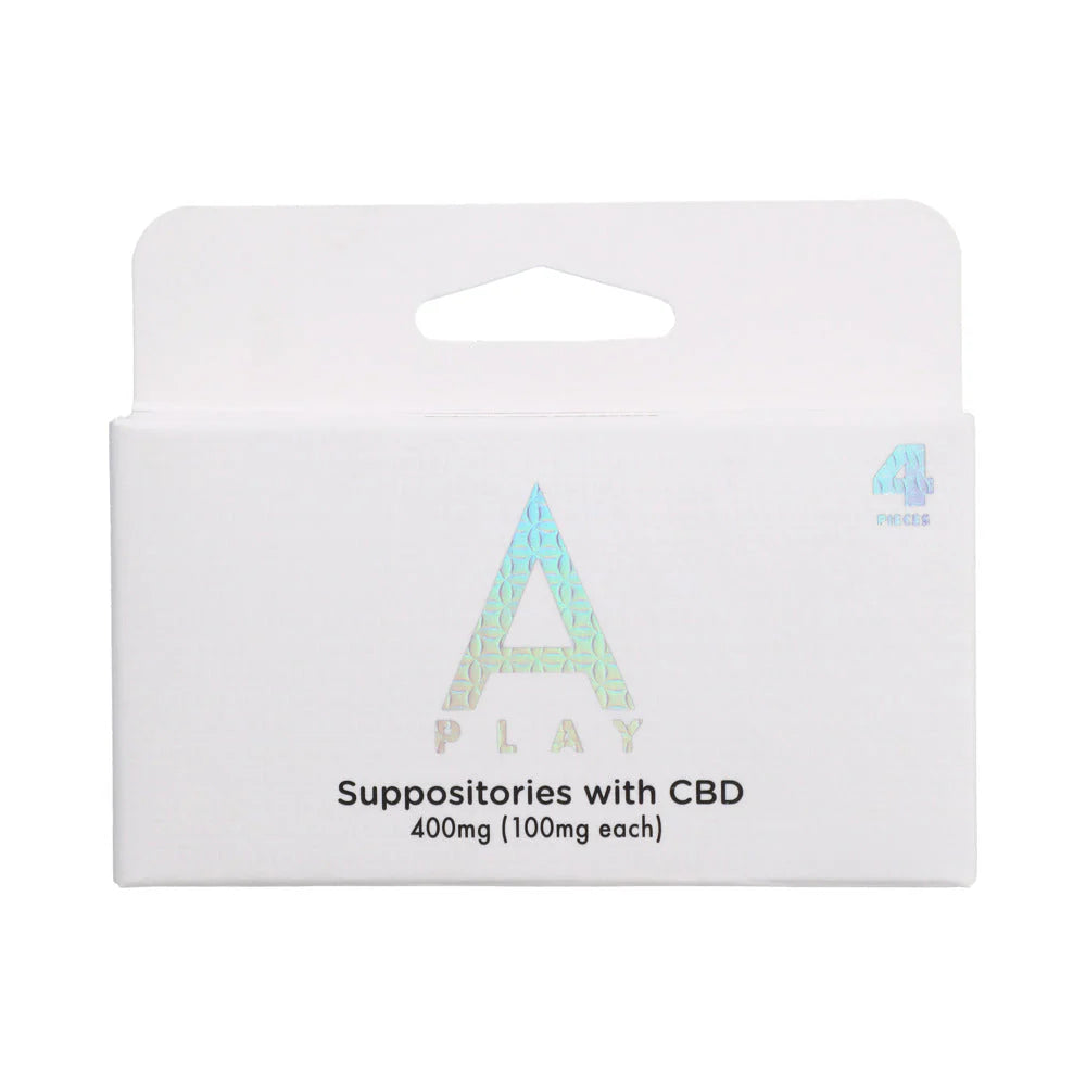 Anal Relaxer A-Play Suppository With CBD-400mg 4 pack - PP Shipping ;)