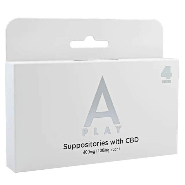 Anal Relaxer A-Play Suppository With CBD-400mg 4 pack - PP Shipping ;)