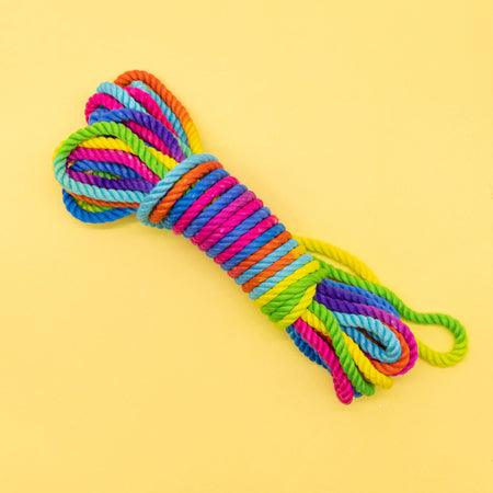 BAMBOO RAINBOW SHIBARI BONDAGE ROPE - PP Shipping ;)