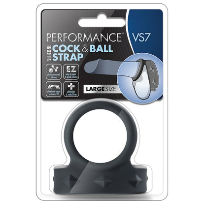 Performance VS7 Cock & Ball Strap Large-Black - PP Shipping ;)