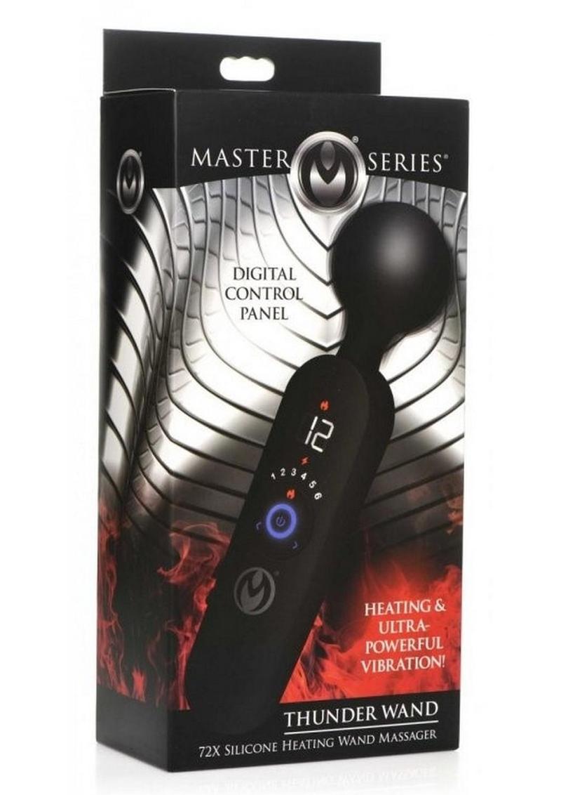 Thunder Wand 72X Rechargeable Heating Wand Massager - Black - PP Shipping ;)