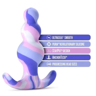 Avant Kaleido Silicone Anal Plug - Lime - PP Shipping