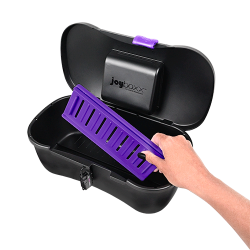 Joyboxx + Playtray Hygienic Storage System by Passionate Playground (Best Selling Black-Purple)