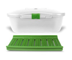 Joyboxx + Playtray Hygienic Storage System by Passionate Playground (Limited Edition White-Lime Green)